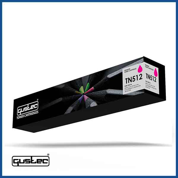 GUSTEC Konica Minolta TN 512 Magenta Compatible Toner